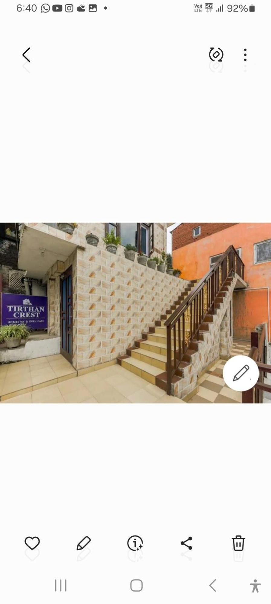 Tirthan Crest Homestay Banjar Екстер'єр фото
